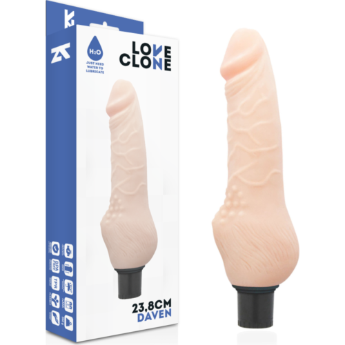 Realista Vibrátor LOVECLONE DAVEN 23.8 cm