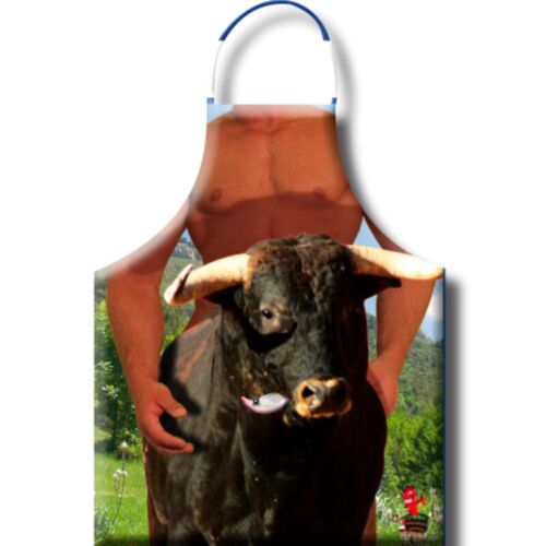 Kövény DIABLO PICANTE BULL APRON szórakoztató és erotikus illusztrációkkal