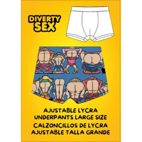 Boxer Diablo Picante Plus Size Merész mintázattal