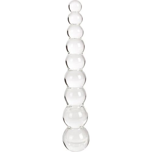 Dildó S Pleasures Crystal VEGA golyós dizájnnal