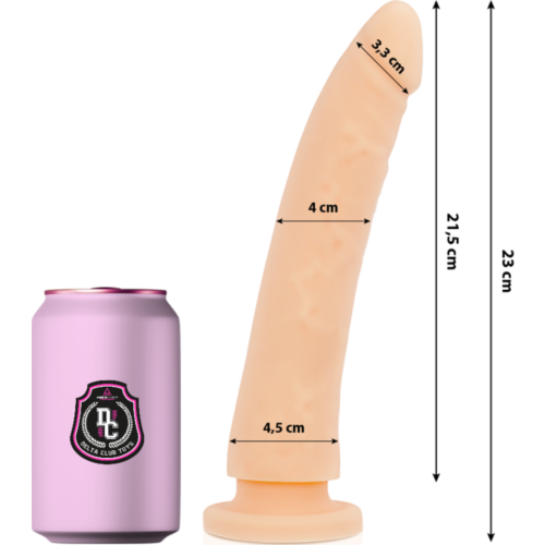 Dildo DELTACLUB 23 cm orvosi szilikonból