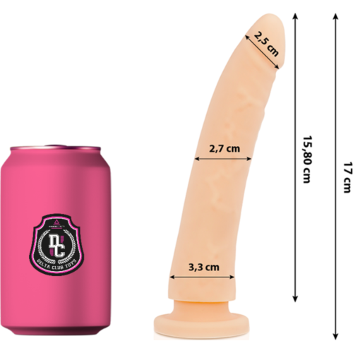 Dildo DELTACLUB orvosi szilikon 17 cm