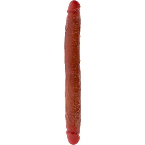 Double-ended Dildó GET REAL 35 cm mozgatható előbőrrel