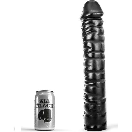 Dildo ALL BLACK 38 CM - Kiváló stimuláció