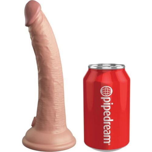 Dildo KING COCK 17.8 cm | Valódi érzet a szilikonból