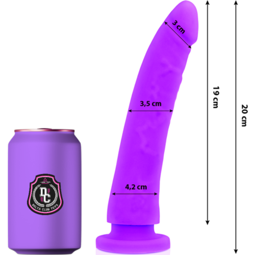 Dildo DELTACLUB orvosi szilikon 20 cm