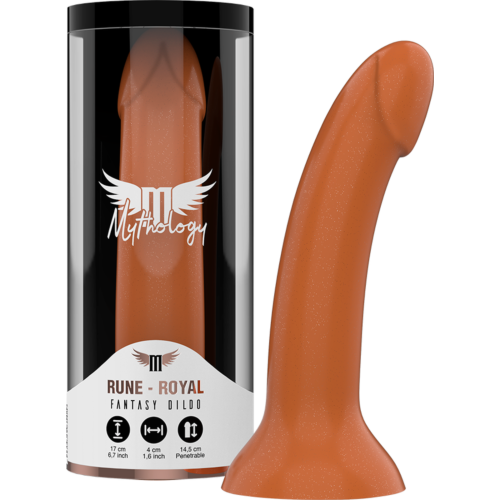 Dildo MYTHOLOGY RUNE ROYAL M szívócsészével