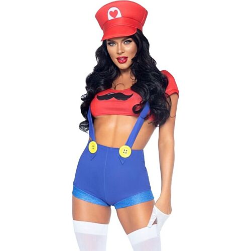 Disfraz Sexy Mario Bros jelmez Disfraz szórakoztató kivitelben