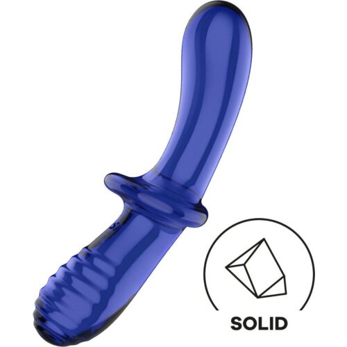 Dildo SATISFYER CRYSTAL DOUBLE CRYSTAL kettős élvezettel