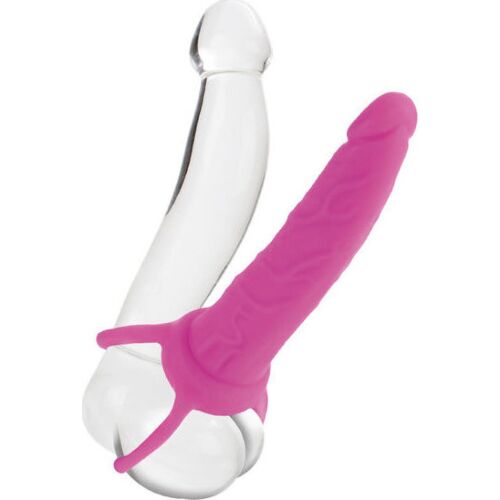 Dupla behatoló gyűrű CALEXOTICS DUAL PENETRATOR PINK