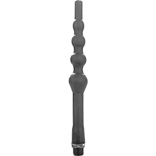 Beöntés ALL BLACK 27 CM szilikon anyagból