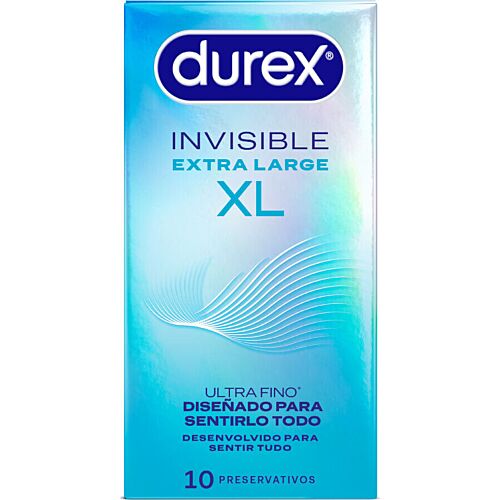 Óvszerek DUREX INVISIBLE XL - Ultra vékony érzékeny védelem