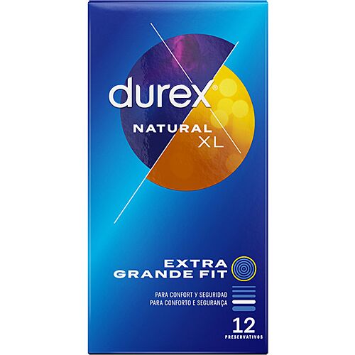 DUREX NATURAL XL 12 db extra nagy kondom