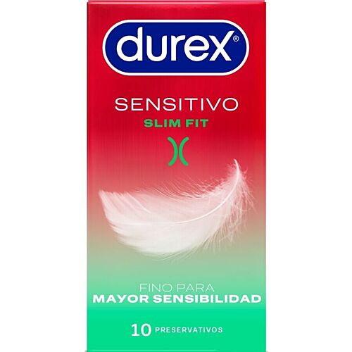 DUREX Kondom SENSITIVO SLIM FIT 10 db - Vékony és kényelmes