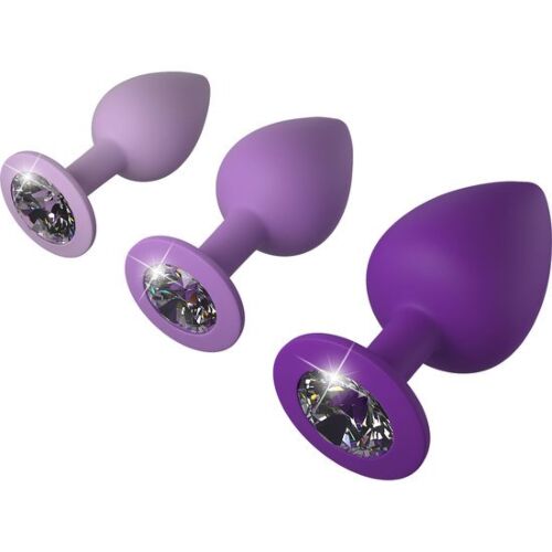 Pluggok FANTASY FOR HER VIOLET ANAL PLUG SET 3