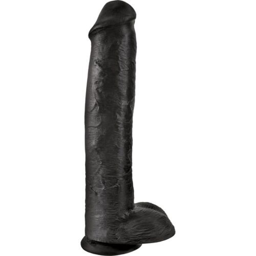 Dildo KING COCK 38 cm anatómiai kialakítással