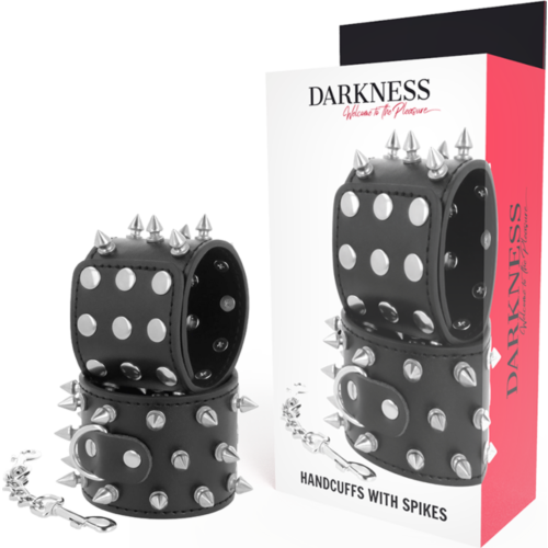 Kézbilincsek DARKNESS BONDAGE | Fekete tüskés