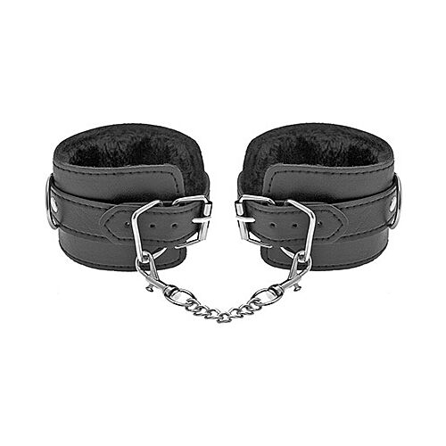 Kézi bilincs S Pleasures Lover's Handcuffs Black