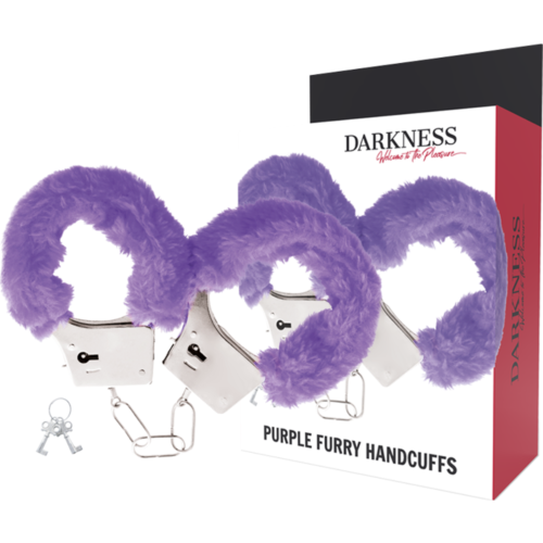 Fém Kézbilincsek DARKNESS Lilac Bélés