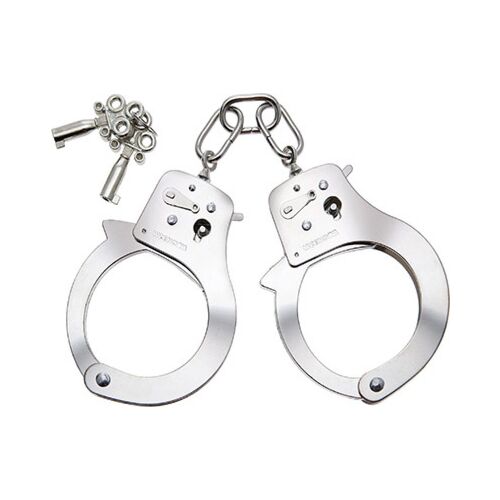 Esposák S Pleasures Metallic Cuffs biztonsági kulcsokkal