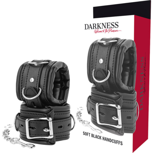 Kézi bilincs DARKNESS BONDAGE dupla rétegű kialakítással