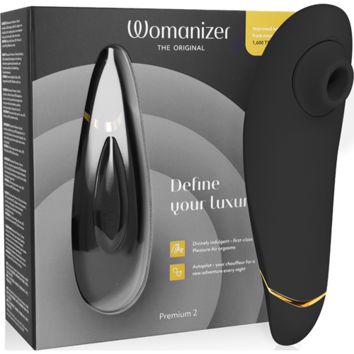 Clitorális stimulátor WOMANIZER Premium 2 14 intenzitási szinttel