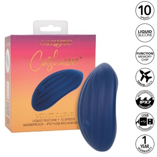 Vibrátor CALEXOTICS Cashmere Velvet Curve intenzív stimulálásra