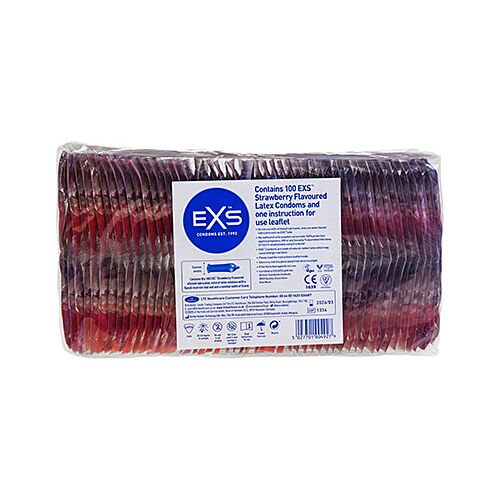 Óvszer Exs Strawberry sundae 100 db csomagban