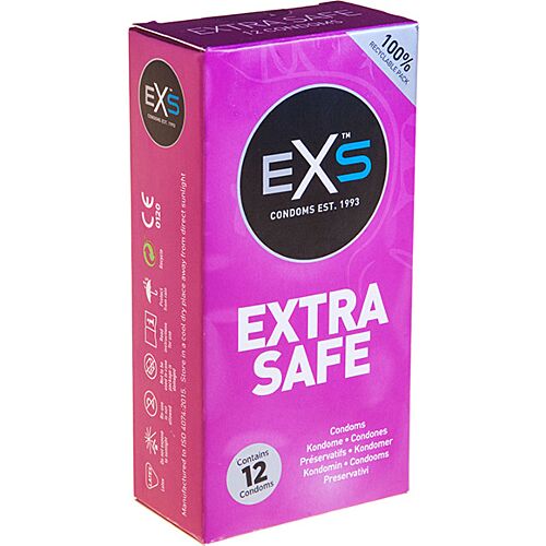 Extra vastag óvszer Exs 12 darabos kiszerelésben