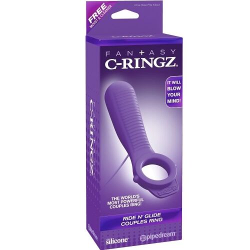 C-ring vibrátor Anillo klitorisz stimulátorral