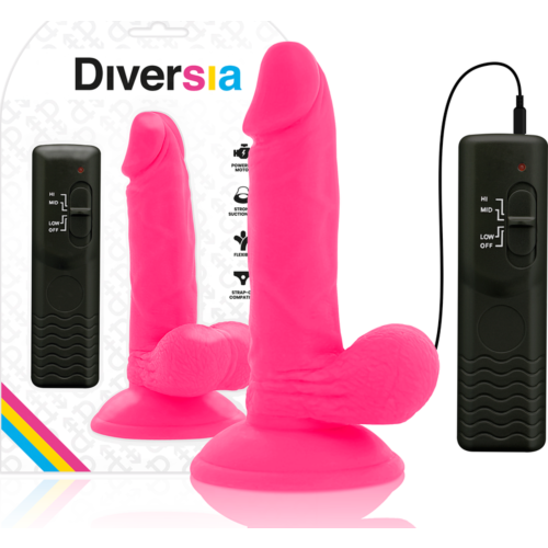 Rugalmas Vibrátor DIVERSIA 17 CM