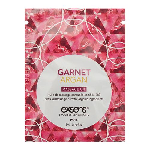 Masszázs Olaj Exsens Garnet Argan 3ml - Hidratáló formula