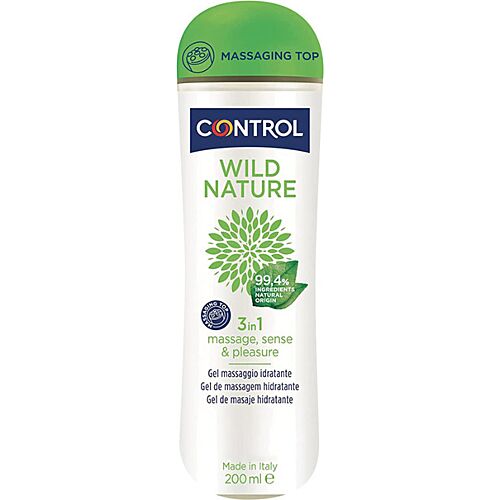 Masszázsgél CONTROL Wild Nature 3 az 1-ben 200 ml