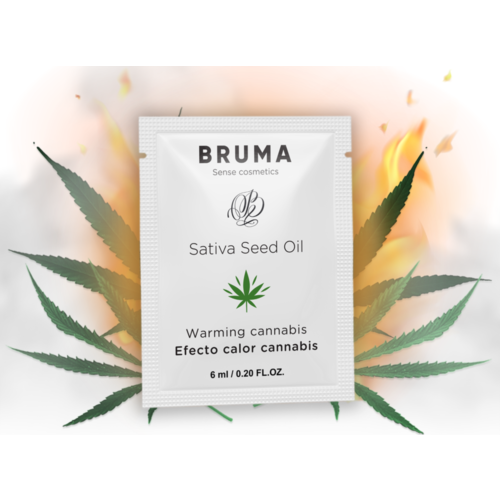 Síkosító BRUMA - Cannabis ízű melegítő gél