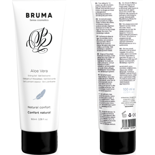Síkosító gél BRUMA Aloe Vera 100 ml természetes kényelemmel