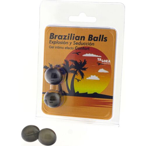 Brazilian Balls TALOKA 2 db Kényelem Hatás Izgalmas Gél