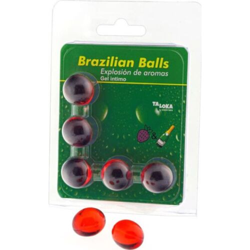 Brazilian Balls TALOKA - Eper és pezsgő intim gél