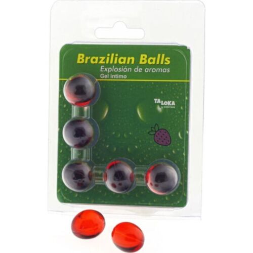 Brazilian Balls TALOKA eper ízű intim gél