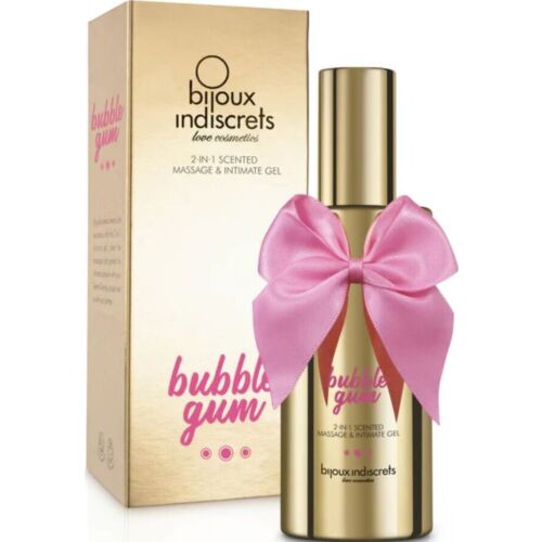 Masszázs gél BIJOUX BUBBLE GUM 2·IN·1 100 ml