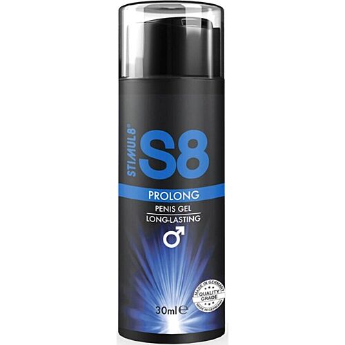 Pénisz gél STIMUL8 S8 Prolong 30 ml