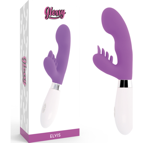 Vibrátor Masajeador GLOSSY Elvis 10 funkcióval