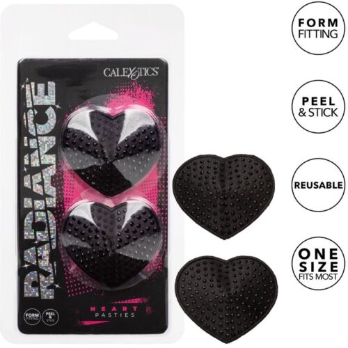 Pezonera CALEXOTICS Radiance szív alakú díszítéssel