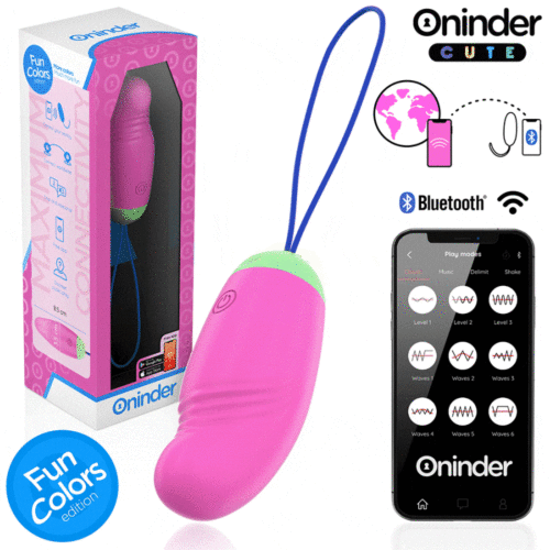 Vibráló tojás ONINDER CUTE 360°-os hullámmozgással