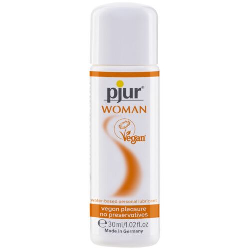 Lubrikáns PJUR WOMAN VEGAN 30 ml vegán összetevőkkel