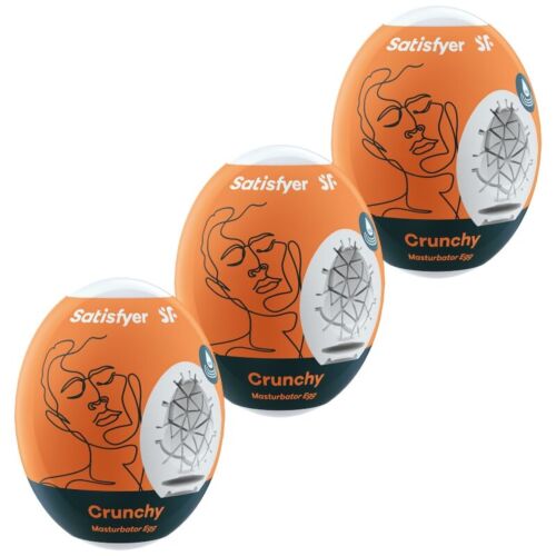 Masturbátor tojás SATISFYER EGGS CRUNCHY - Hydro-Active anyag