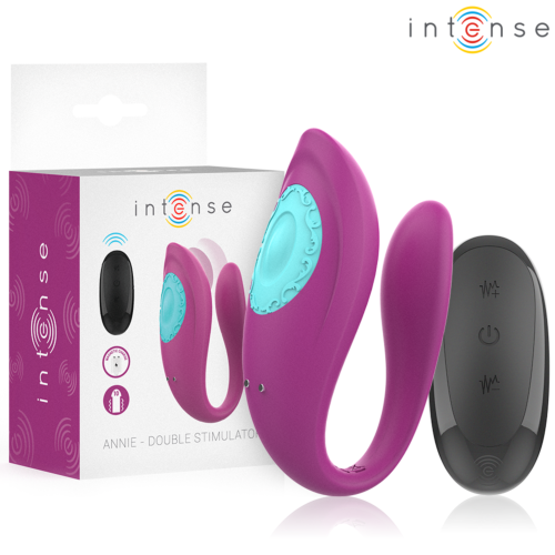 Vibrátor INTENSE ANNIE U-alakú távirányítóval