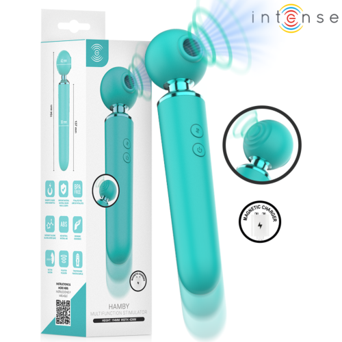Vibrátor INTENSE HAMBY multifunkciós szívó- és vibráló stimulátor