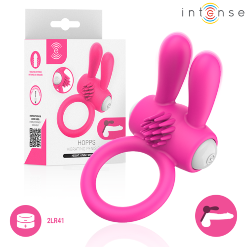 Vibráló péniszgyűrű INTENSE HOPPS csikló stimulálóval