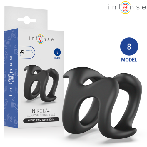 Péniszgyűrű INTENSE FOR HIM Modell 8 U alakú dizájn