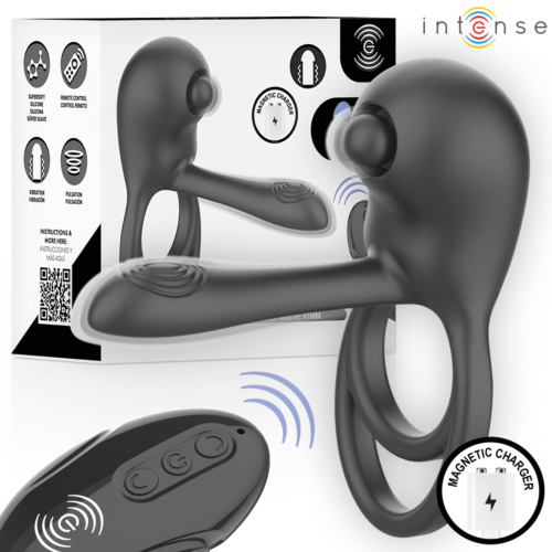 INTENSE REMOTE CONTROL Spike vezérléses vibráló péniszgyűrű